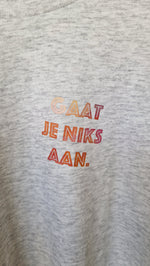 t-shirt Boxy - Gaat je niks aan.