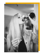 Opdruk: Josie met biertje