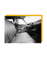 Opdruk: Josie in auto