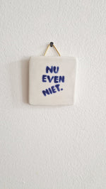 Tegeltje - handgeschilderd
