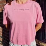 t-shirt Pink - Ik ben geen mevrouwtje, meneertje.