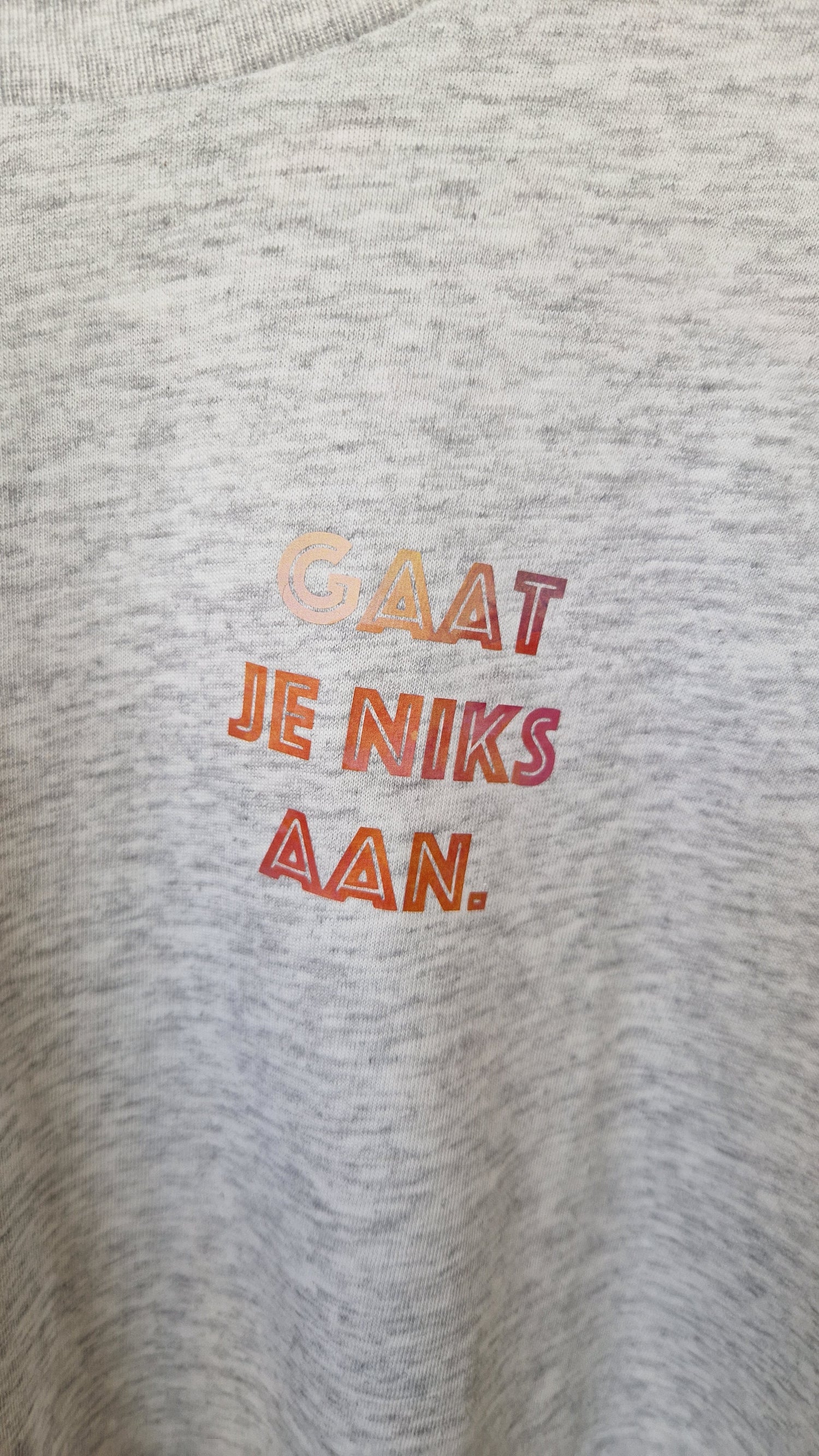 t-shirt Boxy - Gaat je niks aan.