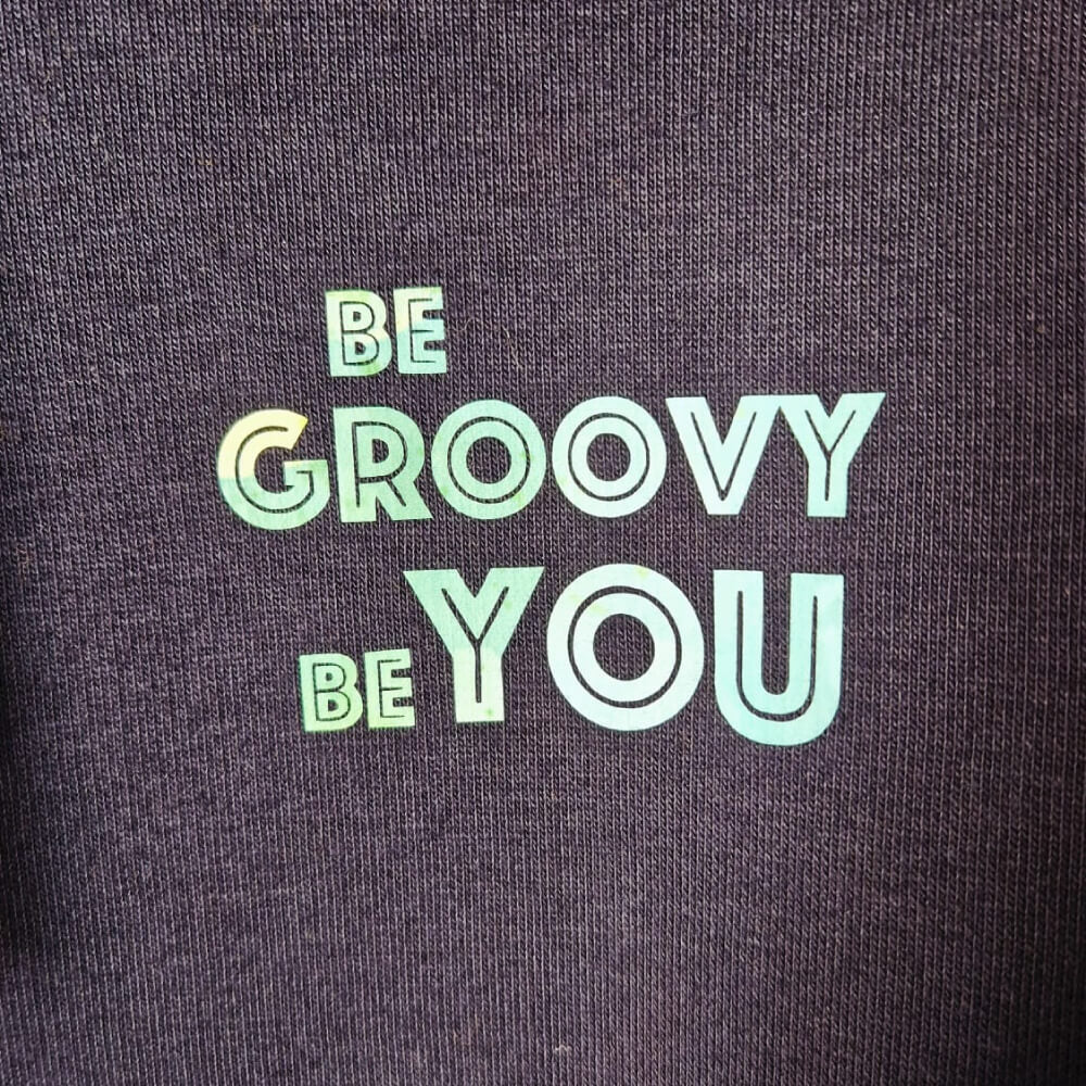 Hoody Navy - BE GROOVY BE YOU