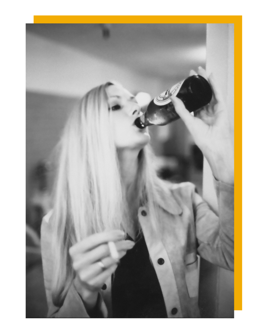 Opdruk: Josie met biertje