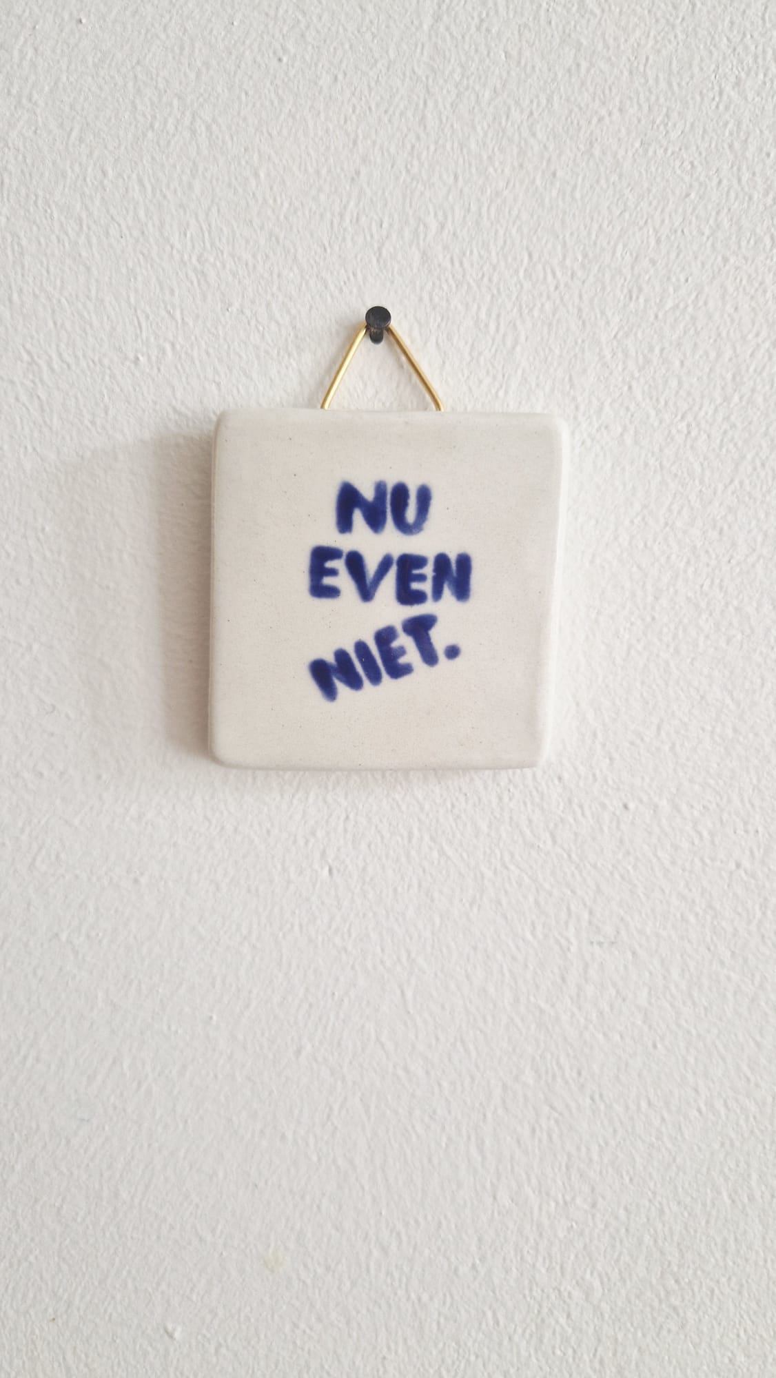 Tegeltje - handgeschilderd
