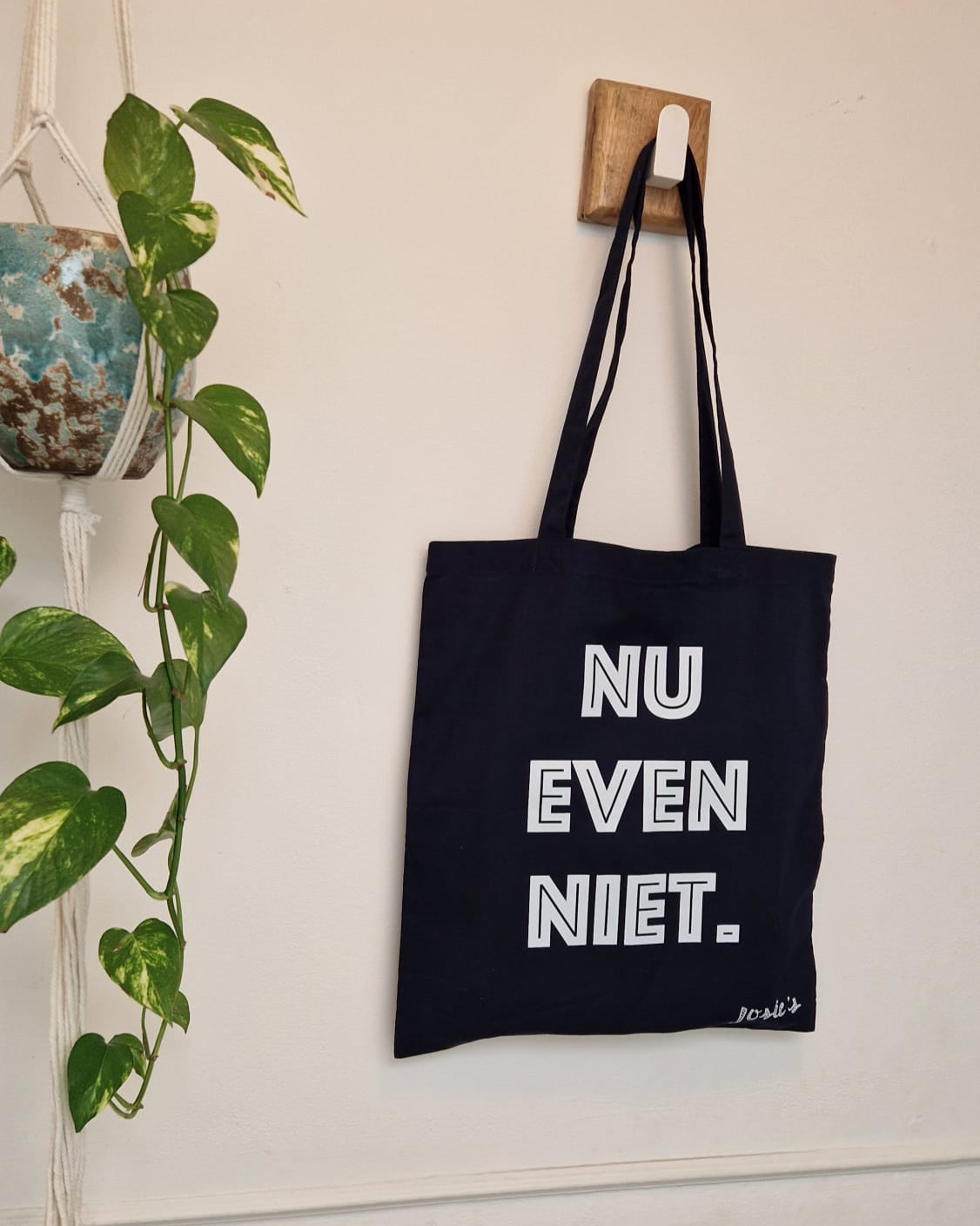 Totebag Nu Even Niet