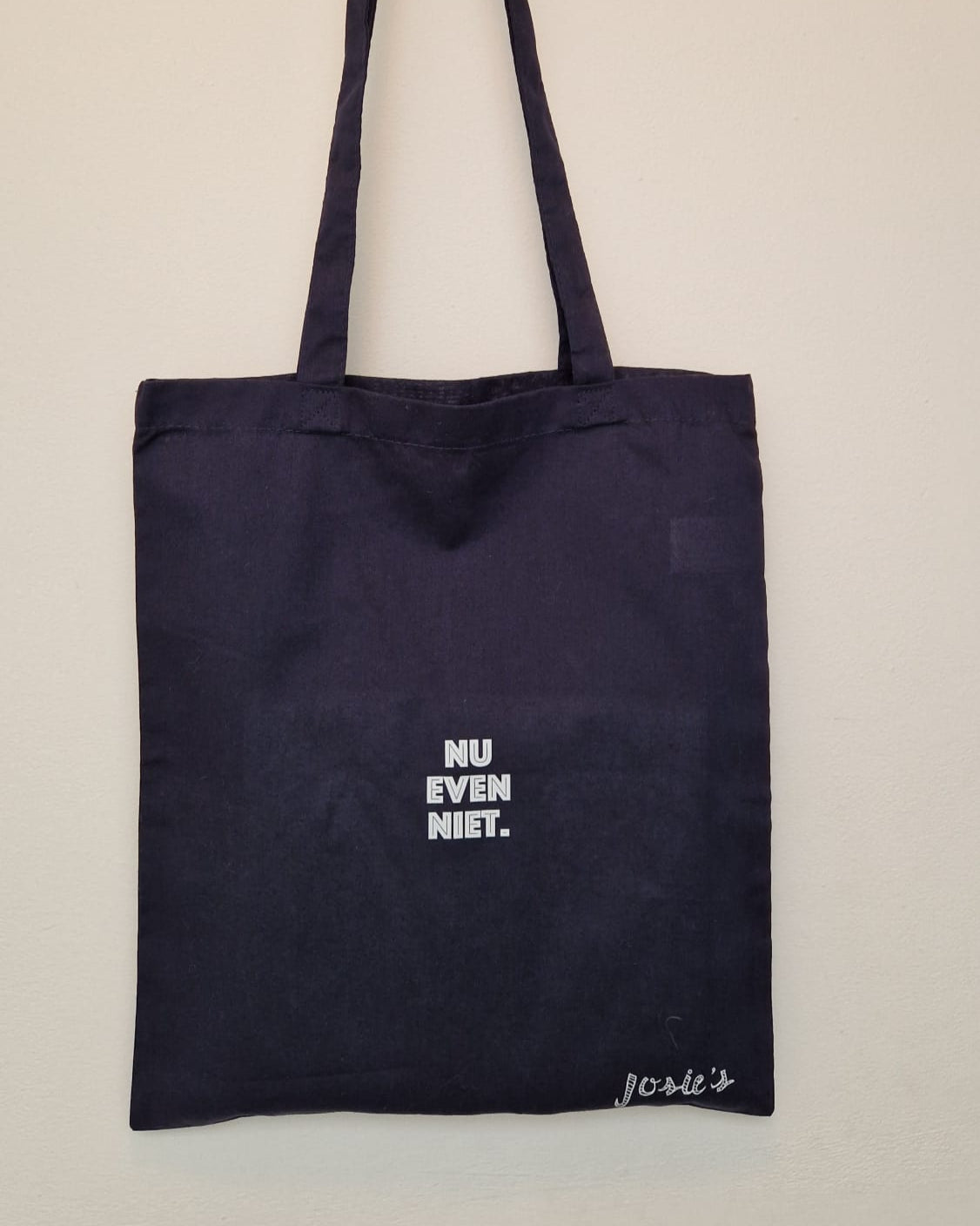 Totebag Nu Even Niet